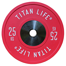 TITAN LIFE PRO Bumper Plates Elite 25 kg
