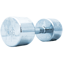 TITAN LIFE PRO Chrome Dumbbell 10 kg