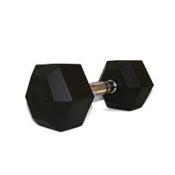 TITAN LIFE PRO Hex Dumbbell 10 kg rubber