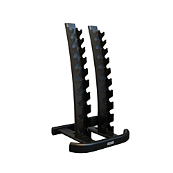 TITAN LIFE PRO Chrome Dumbbell Rack 10 Pairs