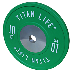 TITAN LIFE PRO Bumper Plate Elite 10 Kg
