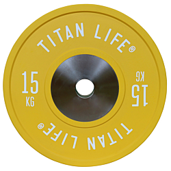 TITAN LIFE PRO Bumper Plate Elite 15 Kg